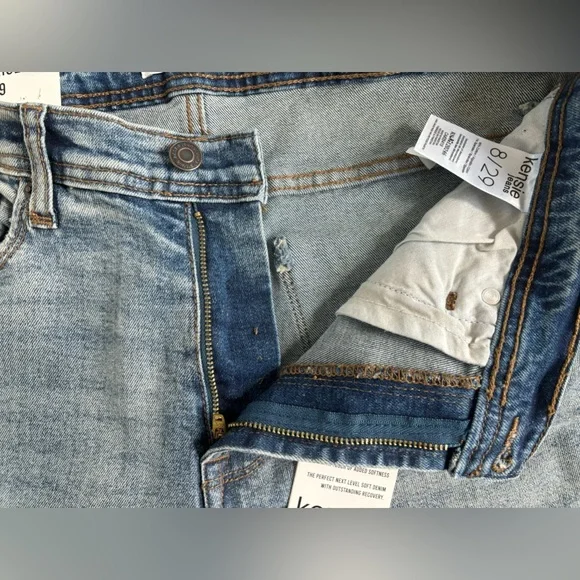 Kensie Womens “The Violet” High Rise Skinny Jean in Vintage Light Wash Sz 8 - Picture 4 of 9